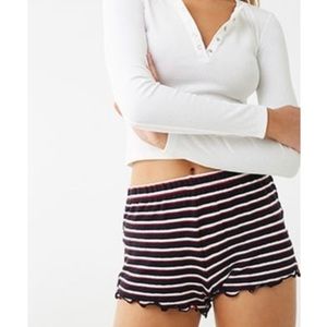 Forever 21 lettuce edge lounge shorts